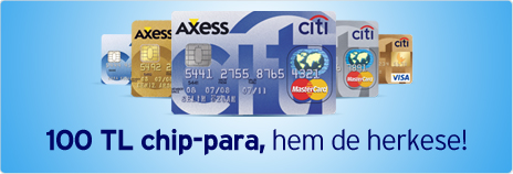 Citibank 100 TL Chip Para Kampanyasi