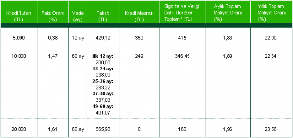 Garanti Yilbasi Kredisi