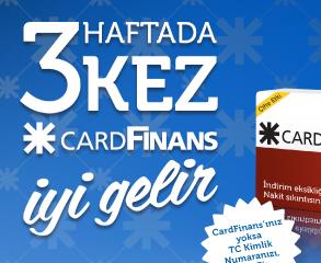 3 haftada 3 kez cardfinans iyi gelir