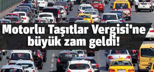 2018 motorlu tasitlar vergisi zam